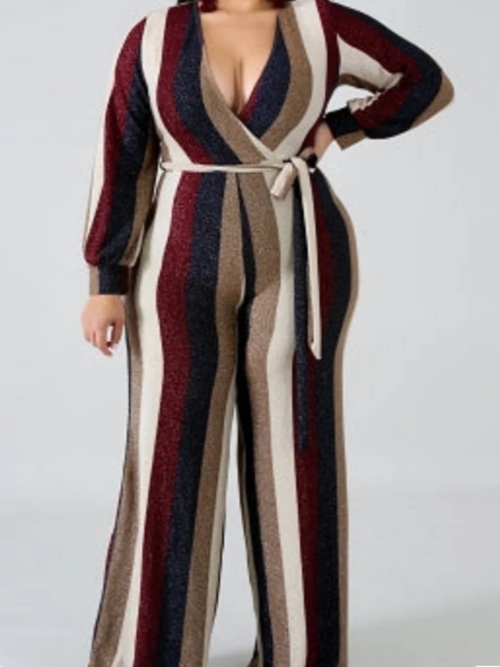 Striped Jumpsuit